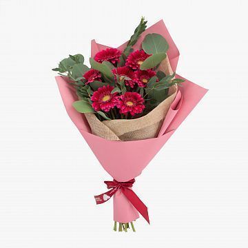 Букет из гербер Багряный закат