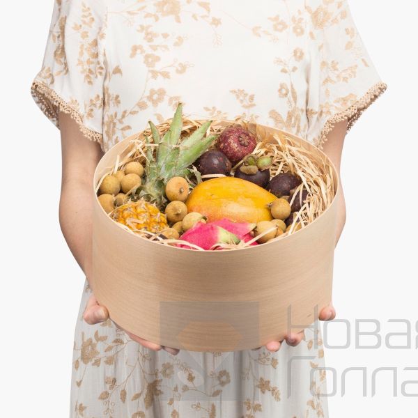 Круглая коробка Тропические радости ≈ 2 кг