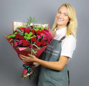 Букет Красный бархат Букет Красный бархат