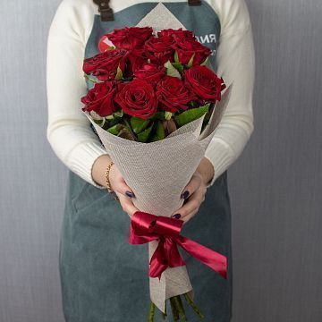Букет 11 красных роз  50 см (16) Букет 11 красных роз  50 см (16)