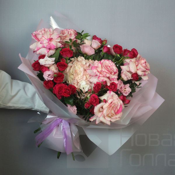 Букет Розовый шелк