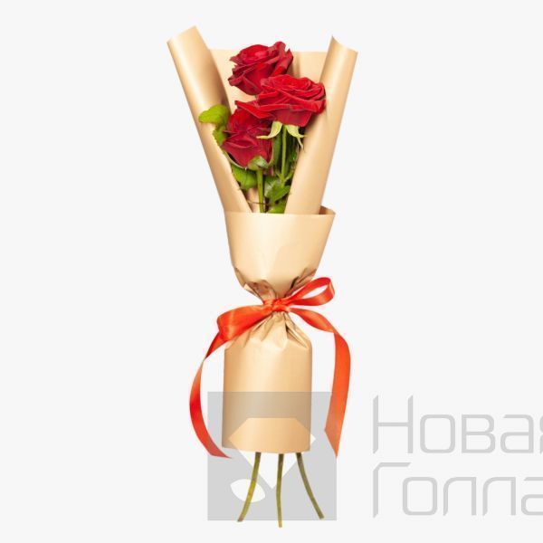 Букет из 3 красных роз (3)