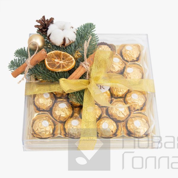 Конфеты Ferrero Rocher 300 гр с зимним декором