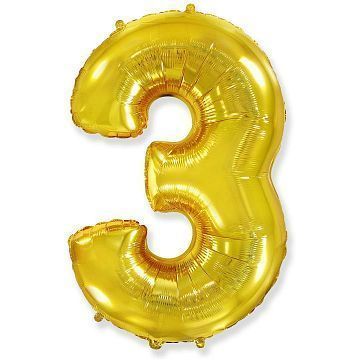 Воздушный шар Цифра 3 Воздушный шар Цифра 3