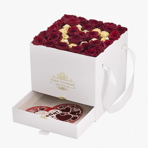 Коробка шкатулка белая С Любовью