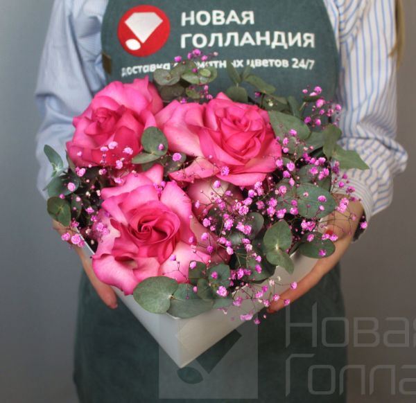 Нежное Сердце в коробке