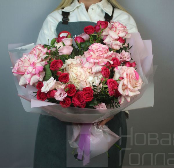 Букет Розовый шелк