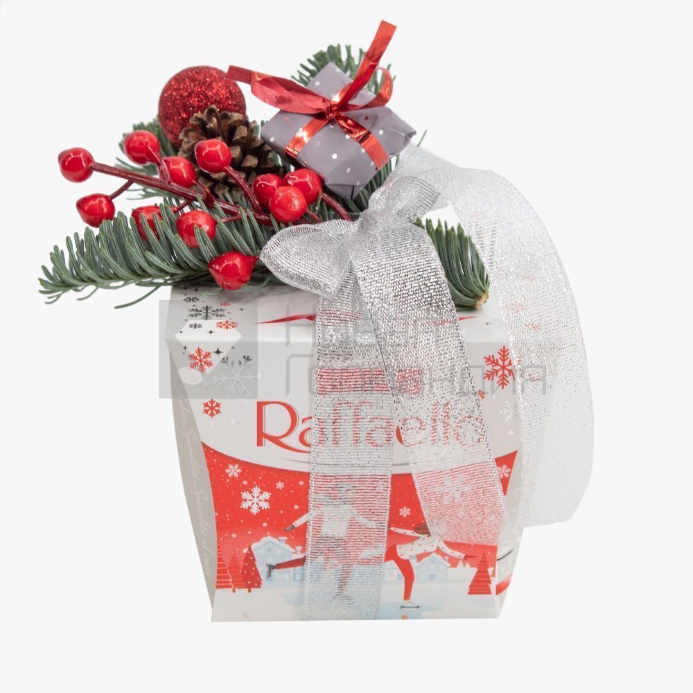 Конфеты Raffaello 150гр с зимним декором