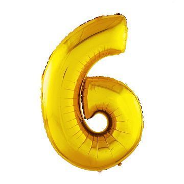 Воздушный шар Цифра 6 Воздушный шар Цифра 6