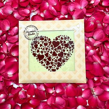 Шоколадная открытка Сердце Шоколадная открытка Сердце