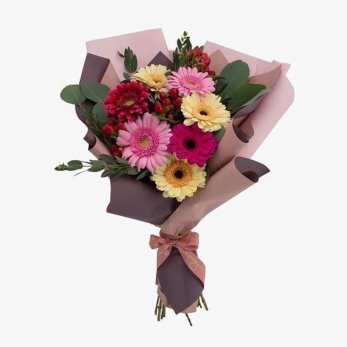 Букет из гербер Улыбка радуги