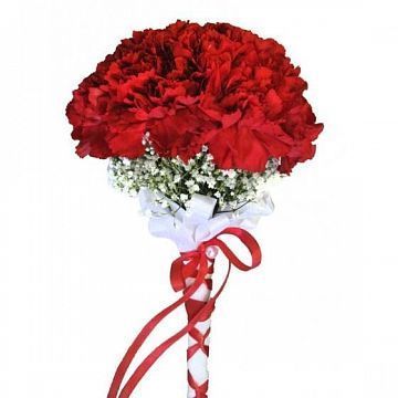 Букет невесты из гвоздик Букет невесты из гвоздик