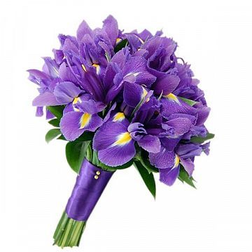 Букет невесты из ирис Букет невесты из ирис