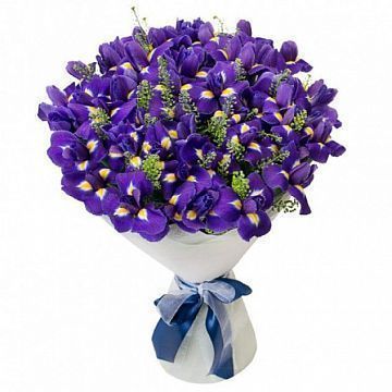 Букет Северное сияние из ирисов