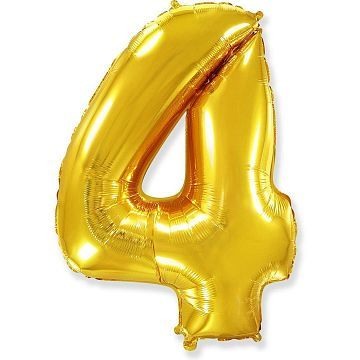 Воздушный шар Цифра 4 Воздушный шар Цифра 4