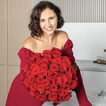 рубиновые розы