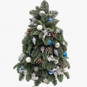 Ель из ветвей нобилиса Зимний бархат 40 см Ель из ветвей нобилиса Зимний бархат 40 см