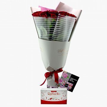 Набор Букет с картой (4)