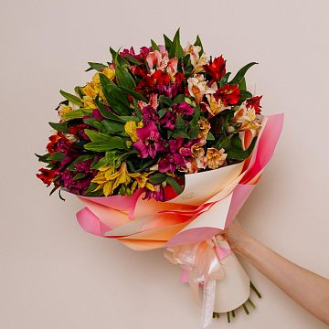Букет из альстромерий Палитра красок Букет из альстромерий Палитра красок