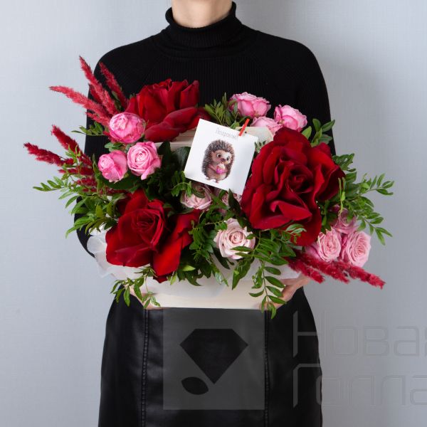 Букет "Французский сад в ящике"