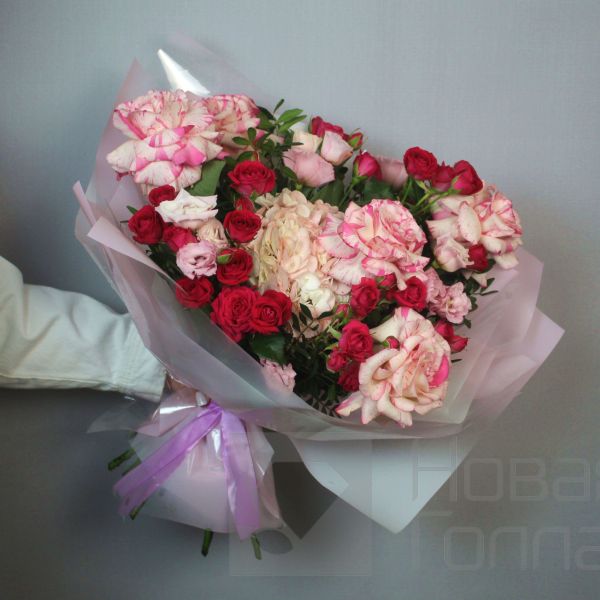 Букет Розовый шелк