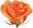 Оранжевая роза 70 см