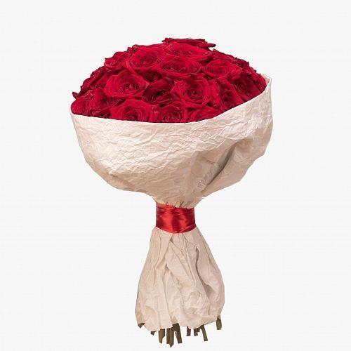 Букет 35 красных роз 50 см