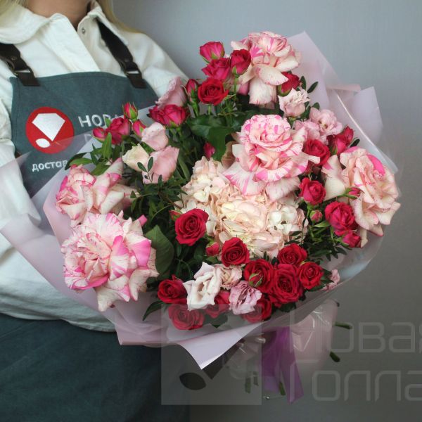 Букет Розовый шелк